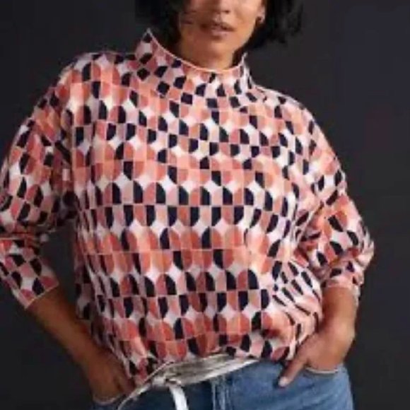 Anthropologie Maeve The Cary’s soft oversized Mock Neck Sweater - Picture 1 of 4